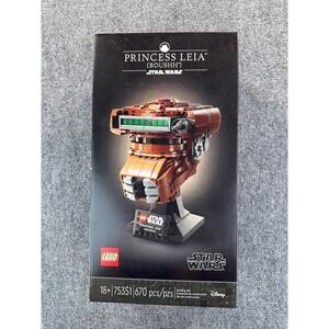 LEGO Star Wars Princess Leia (Boushh) Helmet Set 75351 18+ 670 PCS Retired